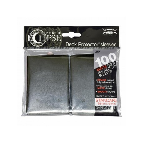 Pro Matte Eclipse Black Standard Sleeves 100